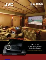 Preview for 1 page of JVC DLA-HD2K Brochure & Specs