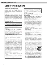 Preview for 2 page of JVC DLA-HD550 Instructions Manual