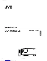 Preview for 4 page of JVC DLA-M2000LE Operating Instructions Manual