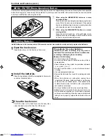 Предварительный просмотр 13 страницы JVC DLA-M4000LU - D-ila Projector Instructions Manual