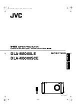 JVC DLA-M5000LE Instructions Manual preview