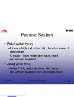 Preview for 8 page of JVC DLA-RS15U - Reference Series Home Cinema Projector Overview