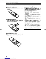 Preview for 15 page of JVC DLA-S15U - D-ila Projector, 1:1 Fixed Lens Instructions Manual