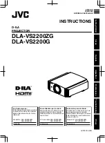 JVC DLA-VS2200G Instructions Manual preview