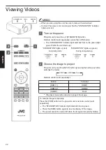 Preview for 22 page of JVC DLA-VS2400G Instructions Manual