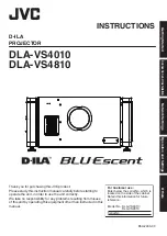 Preview for 1 page of JVC DLA-VS4010 Instructions Manual