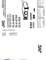 Preview for 1 page of JVC DLA-X30 Instruction Manual