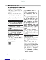 Preview for 2 page of JVC DLA-X30 Instruction Manual