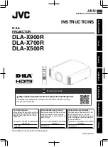 Preview for 1 page of JVC DLA-X500R Instructions Manual