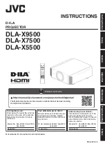 Preview for 1 page of JVC DLA-X5500 Instructions Manual