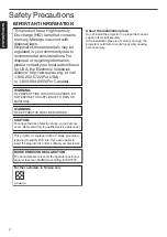 Preview for 2 page of JVC DLA-X5900BE Instructions Manual