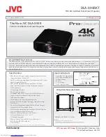 JVC DLA-X95RKT Specification Sheet preview