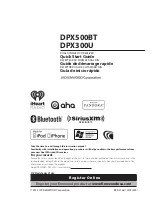 JVC DPX300U Quick Start Manual предпросмотр