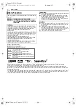 Preview for 2 page of JVC DR-DX5SE Instructions Manual