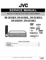 JVC DR-DX5SEK Service Manual preview