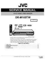 JVC DR-M10STW Service Manual preview