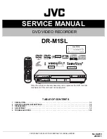 Предварительный просмотр 1 страницы JVC DR-M1SL Service Manual