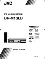 Предварительный просмотр 1 страницы JVC DR-M1SLB Instructions Manual