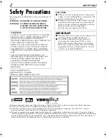 Предварительный просмотр 2 страницы JVC DR-M1SLB Instructions Manual