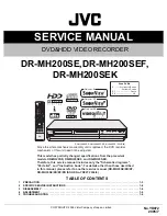 JVC DR-MH200SE Service Manual preview