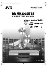 Preview for 1 page of JVC DR-MH300BE Instructions Manual