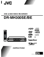 Предварительный просмотр 1 страницы JVC DR-MH300SE/BE Instructions Manual