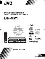 Предварительный просмотр 1 страницы JVC DR-MV1 Instructions Manual