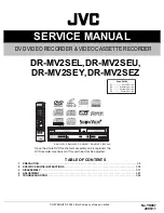 Preview for 1 page of JVC DR-MV2SEU Service Manual