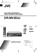 Preview for 1 page of JVC DR-MV4SUJ Instructions Manual