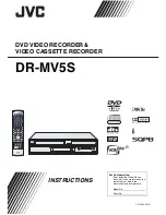 Preview for 1 page of JVC DR-MV5S Instructions Manual