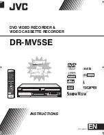 JVC DR-MV5SE Instructions Manual preview