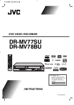 JVC DR-MV77SU Instructions Manual preview