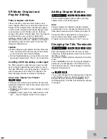 Preview for 45 page of JVC DR MV79B - DVDr/ VCR Combo Instructions Manual