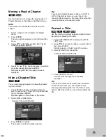 Preview for 49 page of JVC DR MV79B - DVDr/ VCR Combo Instructions Manual