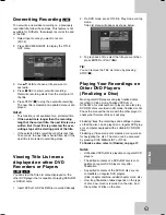 Preview for 111 page of JVC DR MV79B - DVDr/ VCR Combo Instructions Manual