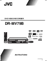 Preview for 120 page of JVC DR MV79B - DVDr/ VCR Combo Instructions Manual