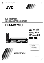 Preview for 1 page of JVC DR-MV7SU Instructions Manual