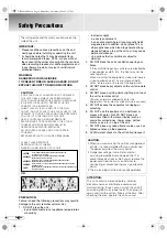 Предварительный просмотр 2 страницы JVC DR-MX10SE Instructions Manual