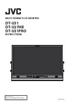 JVC DT-U27HB Instructions Manual preview