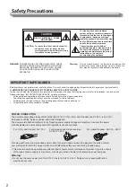 Preview for 2 page of JVC DT-U27HB Instructions Manual