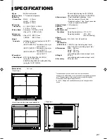 Предварительный просмотр 21 страницы JVC DT-V1700CG - High-definition Dtv Monitor Instructions Manual