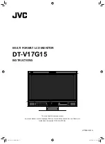 JVC DT-V17G15 Instructions Manual preview