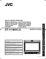 Preview for 1 page of JVC DT-V1900CG Instructions Manual