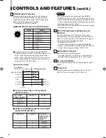 Предварительный просмотр 6 страницы JVC DT-V2000SU - Dtv Monitor Instructions Manual