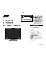 Preview for 1 page of JVC DT-V20L3D Instructions Manual