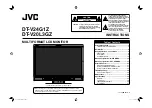 JVC DT-V20L3DU - VȲitǠSeries Studio Monitor Instructions Manual preview