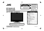 JVC DT-V20L3GZ - VȲitǠSeries Studio Monitor Instructions Manual preview