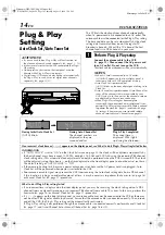 Preview for 14 page of JVC DT100U - HMDT100 Digital VHS Recorder Instructions Manual