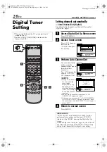 Preview for 20 page of JVC DT100U - HMDT100 Digital VHS Recorder Instructions Manual