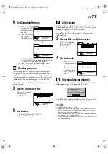 Preview for 73 page of JVC DT100U - HMDT100 Digital VHS Recorder Instructions Manual